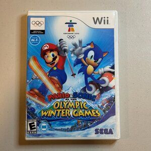 Mario & Sonic At The Olympic Winter Games‎ For Nintendo Wii Complete Untested